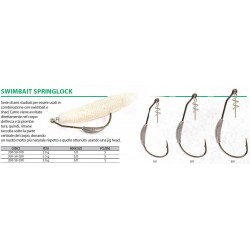 AMO RAPTURE SWIMBAIT SPRING LOCK SIZE 1/0 - 2/0 - 3/0 ( COD. 200-59-010 200-59-020 200-59-030 )