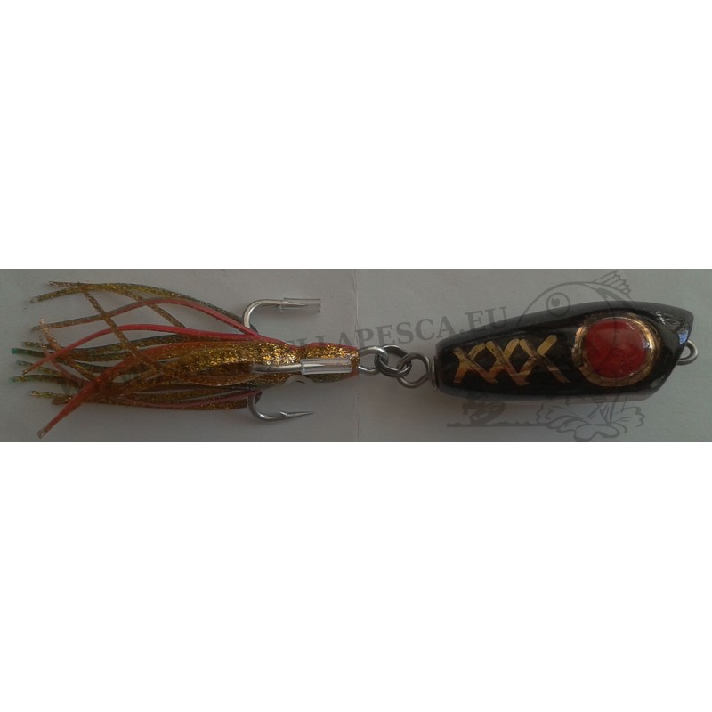 ESCA ARTIFICIALE IN CERAMICA TOP WATER POPPER MARK WHITE LURES