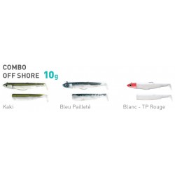 ESCA ARTIFICIALE IN GOMMA FIIISH BLACK MINNOW 90 COMBO OFF SHORE 10GR