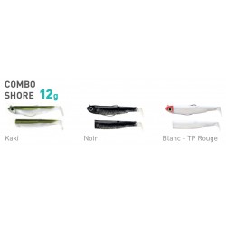 ESCA ARTIFICIALE IN GOMMA FIIISH BLACK MINNOW 120 COMBO SHORE 12GR