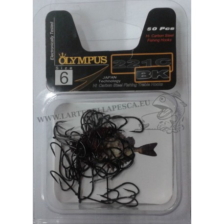 BOX 50 AMI OLYMPUS 221/C BLACK MIS 10 - 8 - 6 