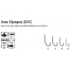 BOX 50 AMI OLYMPUS 221/C BLACK MIS 10 - 8 - 6 