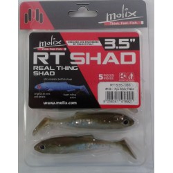 ESCA ARTIFICIALE SOFT BAIT MOLIX RT SHAD 3,5" REAL THING SHAD 9CM COL. 97 GHOST GILL