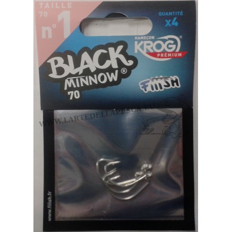 AMO KROG PREMIUM VMC X FIIISH BLACK MINNOW 70