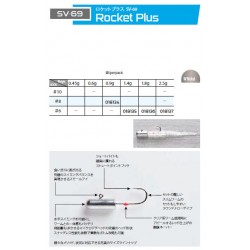 JIG HEAD DECOY SV-69 ROCKET PLUS 