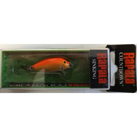 ARTIFICIALE RAPALA COUNTDOWN CD01 2,5CM 2,7G SINIKING GFR GOLD FI RED