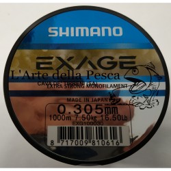 FILO DA PESCA SHIMANO EXAGE 1000MT DIAM 0,18 - 0,20 - 0,22 - 0,25 - 0,30 - 0,35 - 0,40 - 0,50 MM ( EXG1000 )