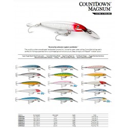 ESCA ARTIFICIALE RAPALA COUNTDOWN MAGNUM 7CM 12GR COL. RH RED HEAD - SM SILVER MACKEREL ( COD. RAPCDMAG07 )