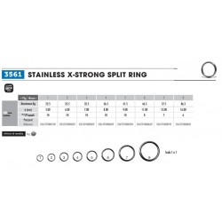 ANELLINI SPACCATI VMC 3561 STAINLESS X-STRONG SPLIT RING
