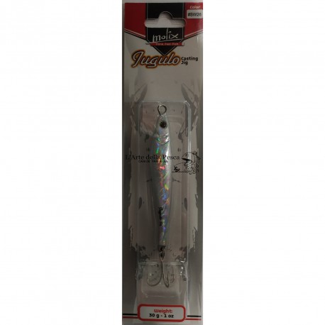 ESCA ARTIFICIALE MOLIX JUGULO CASTING JIG 30GR COL. SW26 CRAZY WHITE