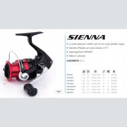 MULINELLO SHIMANO SIENNA 500 1000 2000 2500 3000 4000 FG