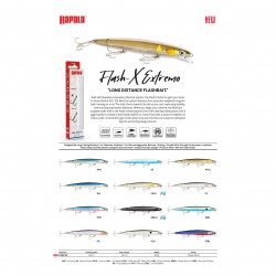ARTIFICIALE RAPALA FLASH-X EXTREMO 16CM 30G SINKING FXEX16