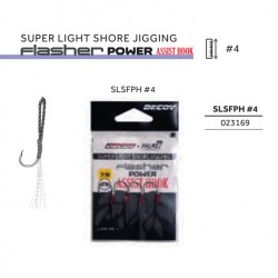 ASSIST HOOK DECOY SUPER LIGHT SHORE JIGGING FLASHER POWER ASSIST HOOK