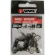 GIRELLA CON MOSCHETTONE VMC 3542 BK BARREL SWIVEL WITH INTERLOCK SNAP SIZE 2