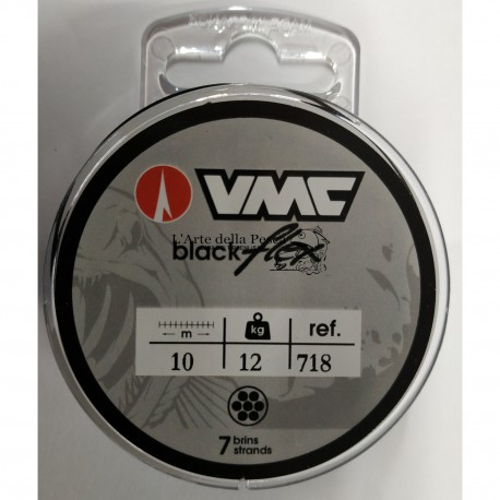 CAVETTO ACCIAIO VMC WIRE LEADER BLACKFLEX C718 12KG