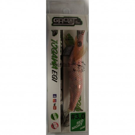 TOTANARA OLYMPUS SQUID JIG TOGAWA MIS. 3.0 RED NIGHT