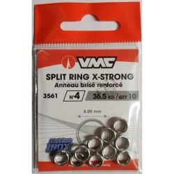 ANELLINI SPACCATI VMC 3561 STAINLESS X-STRONG SPLIT RING SIZE 4