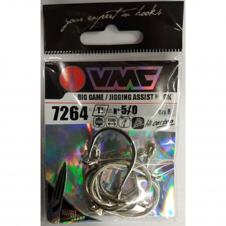 AMO ASSIST HOOK VMC 7264 JIGGING HOOK SIZE 5/0