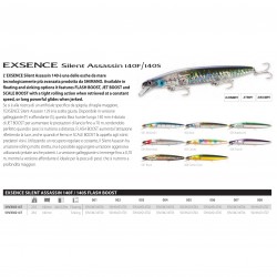 Artificiale Shimano Exsence Silent Assassin Flash Boost 140S 140MM 28G Sinking