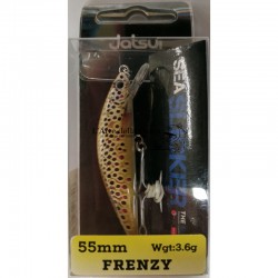 ESCA ARTIFICIALE MINNOW JATSUI FRENZY 55MM 3.6GR SINKING COL. 073 - RH - RB - TR - 067 - 047