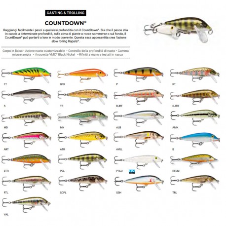 Artificiale Rapala Countdown