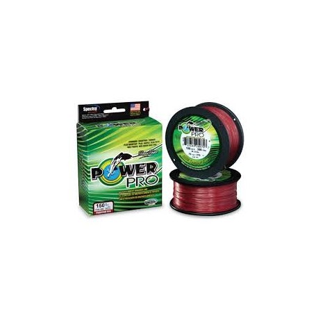 FILO TRECCIATO SHIMANO MULTIFIBRA SPECTRA POWER PRO 455M COLORE RED ROSSO DIAM 0,41 MM