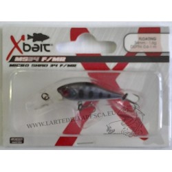 ESCA ARTIFICIALE X-BAIT MICRO SHAD 34MM 1,6GR FLOATING MEDIUM RUNNING COL. XB HOLO CANDY - XB BLACK SPOTS