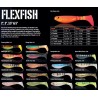 ESCA ARTIFICIALE SOFTBAIT WAKE FLEXFISH 3,5" COL. GOLDSCALES - BOTTOM SPECIAL