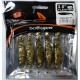 ESCA ARTIFICIALE SOFTBAIT WAKE FLEXFISH 3,5" COL. GOLDSCALES - BOTTOM SPECIAL